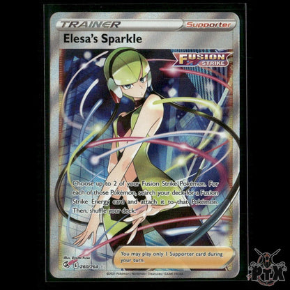 Elesa's Sparkle (Full Art) 260/264 SWSH08: Fusion Strike NM Pokemon