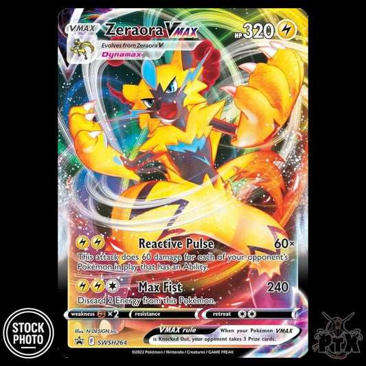 Zeraora VMAX #SWSH264 Sword & Shield Promo NM/Near Mint Pokemon 2022
