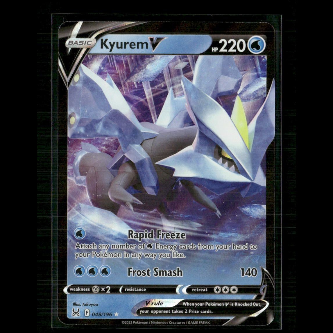 Kyurem V 048/196 SWSH11: Lost Origin NM Pokemon