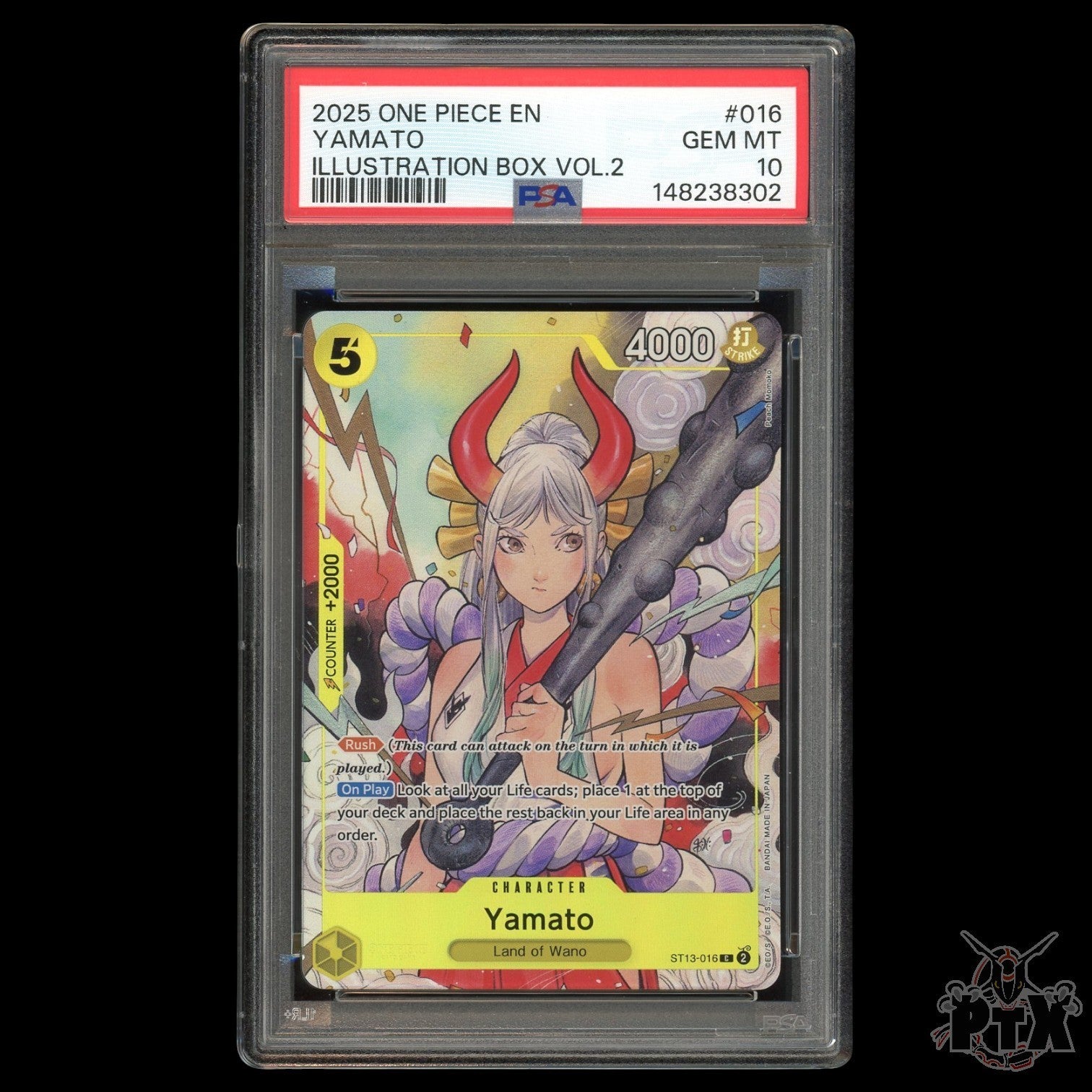 Yamato ST13-016 PSA 10 Illustration Box Vol. 2 One Piece 2025