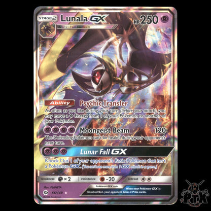 Lunala gx #66/149 Sun & Moon Base Set NM/Near Mint Pokemon 2016
