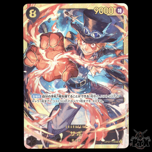Sabo (JP) OP07-118 Premium Booster -The Best- Vol. 2 NM One Piece