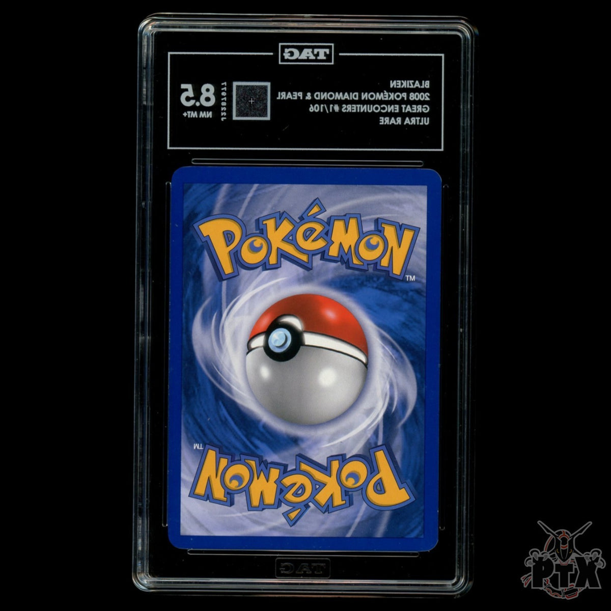 Blaziken Holo 1/106 TAG 8.5 Great Encounters Pokemon 2008