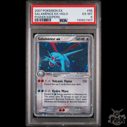 Salamence ex 96/108 PSA 6 EX Power Keepers Pokemon 2007