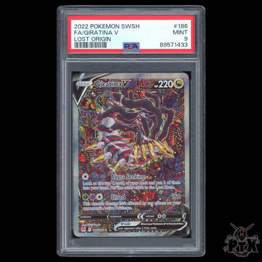 Giratina V #186 PSA 9 Lost Origin Pokemon 2022
