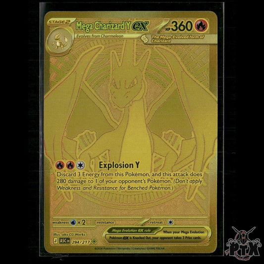 Mega Charizard Y ex 294/217 ME: Ascended Heroes NM Pokemon