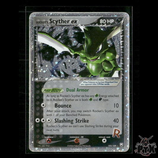Rocket's Scyther ex 102/109 EX Team Rocket Returns HP Pokemon