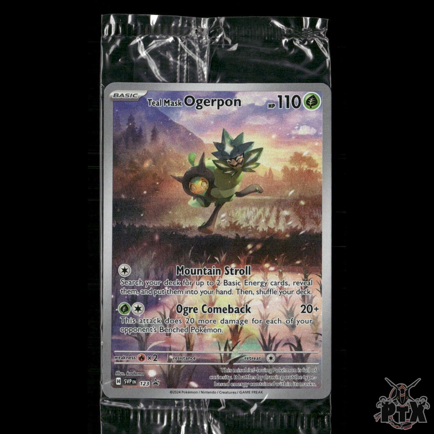 Teal Mask Ogerpon 123 SV: Scarlet & Violet Promo Cards NM Pokemon