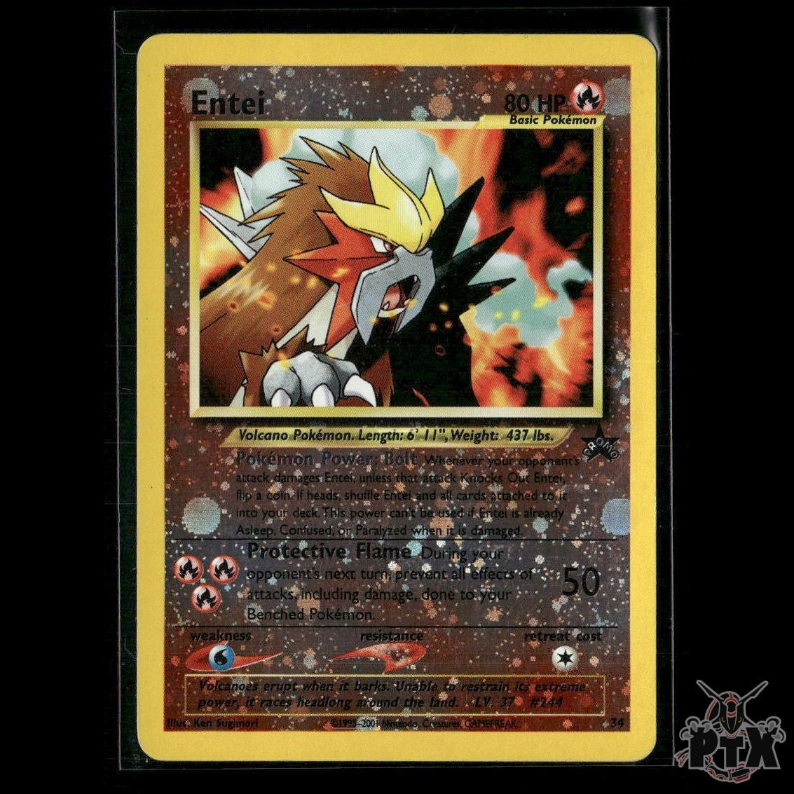 Entei 34/53 WoTC Promo LP Pokemon