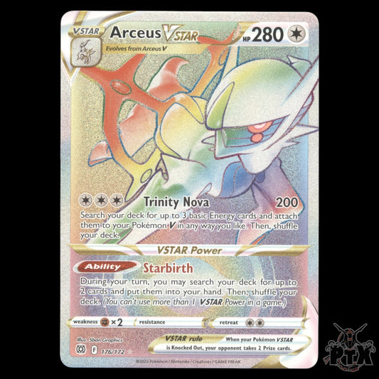 Arceus Vstar #176/172 Brilliant Stars NM/Near Mint Pokemon 2022