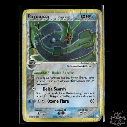 Rayquaza Holo 16/110 (Delta Species) Holon Phantoms HP Pokemon