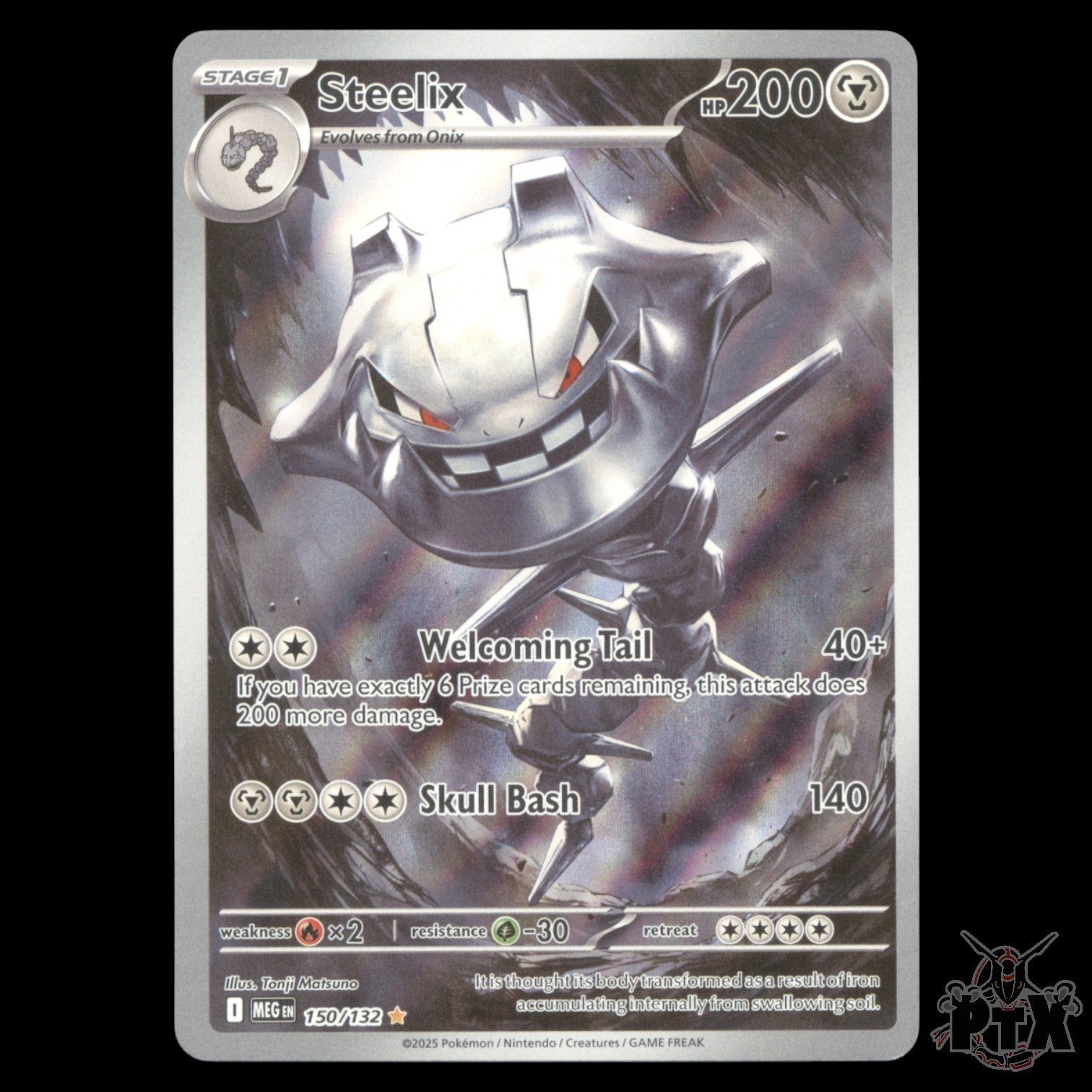 Steelix #150/132 Mega Evolution NM/Near Mint Pokemon 2025
