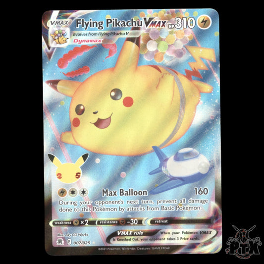 Flying Pikachu Vmax #007/025 Celebration NM/Near Mint Pokemon 2021