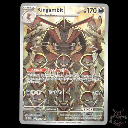 Kingambit #220/198 Scarlet & Violet Base NM/Near Mint Pokemon 2023