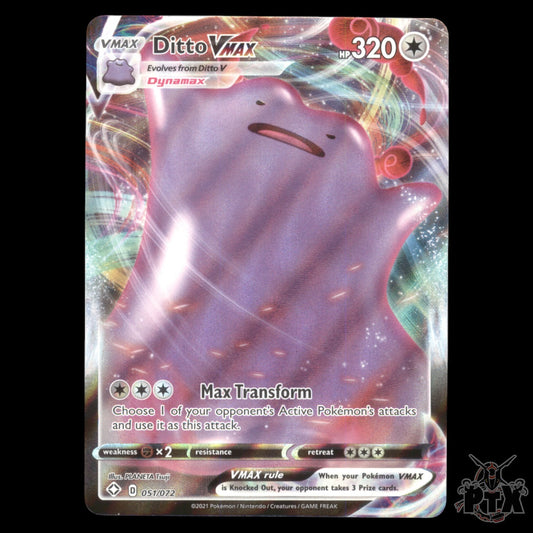Ditto Vmax #051/072 Shining Fates NM/Near Mint Pokemon 2021