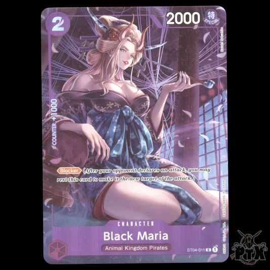 Black Maria ST04-011 Premium Card Collection NM/Near Mint One Piece
