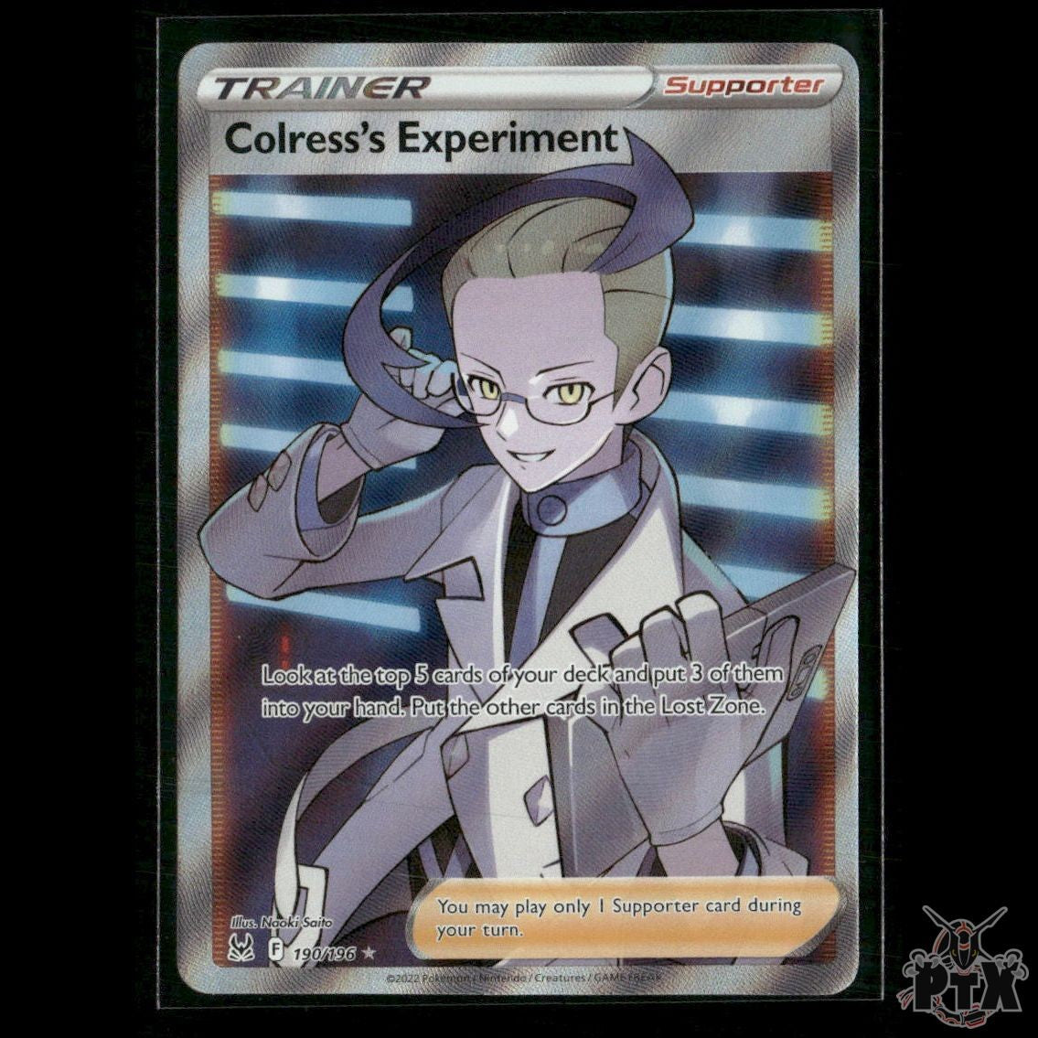 Colress's Experiment (Full Art) 190/196 SWSH11: Lost Origin NM Pokemon