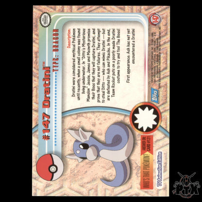 Topps Dratini #147 Foil Series 3 Pokemon 2000