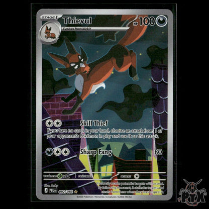 Thievul 092/084 ME05: Pitch Black NM Pokemon