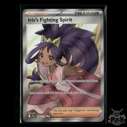 Iris's Fighting Spirit 180/159 SV09: Journey Together NM Pokemon