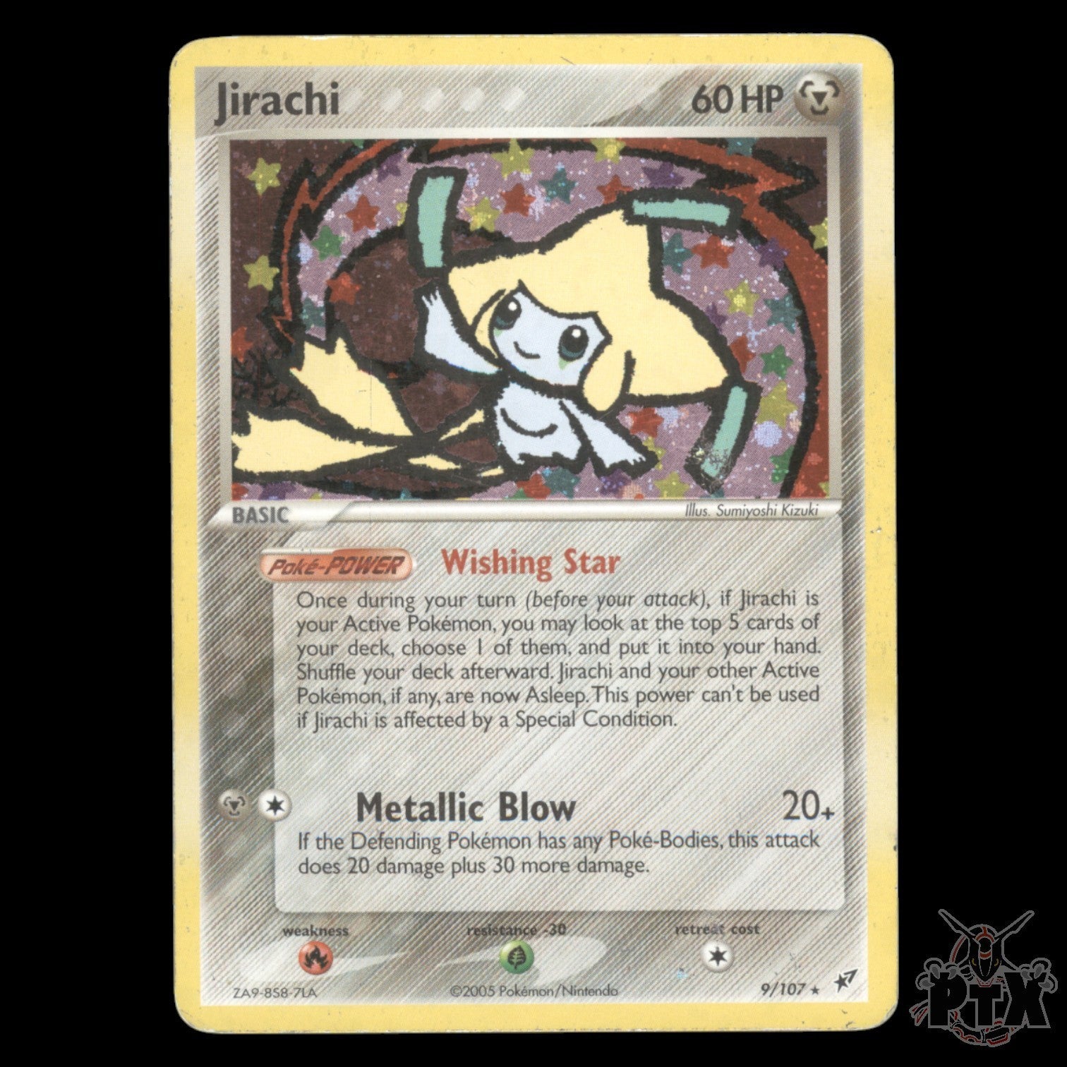 Jirachi Holo #9/107 EX Deoxys MP/HP Pokemon 2005