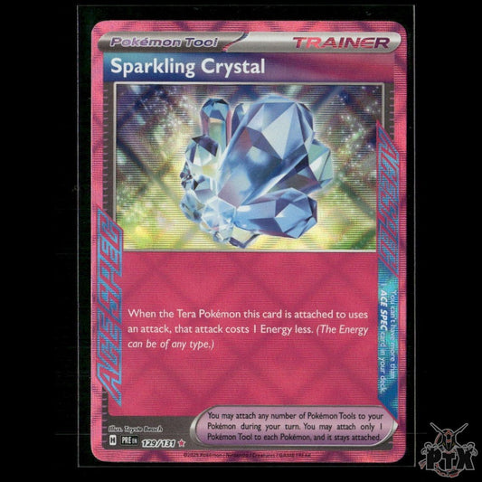 Sparkling Crystal 129/131 SV: Prismatic Evolutions NM Pokemon 2025