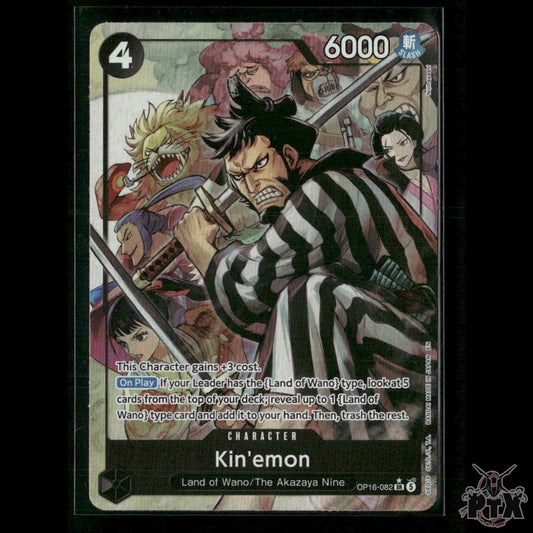 Kin'emon (Alternate Art) OP16-082 The Time of Battle NM Pokemon