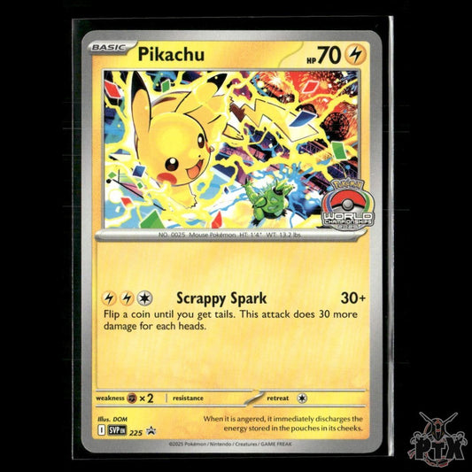 Pikachu (World Championship 2025) 225 SV: Scarlet & Violet Promo NM Pokemon