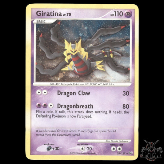 Giratina Holo #28/127 Platinum Deck Exclusive LP/MP Pokemon 2009