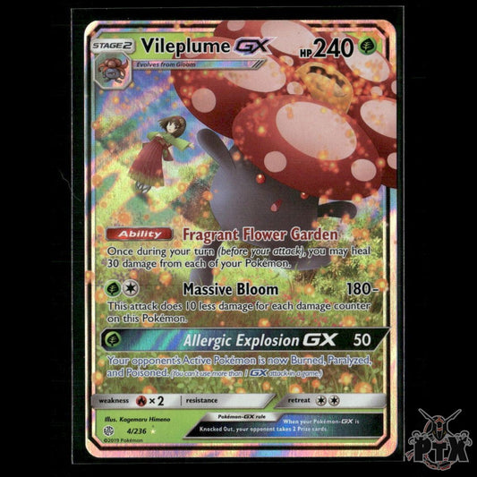 Vileplume GX 4/236 SM - Cosmic Eclipse NM Pokemon