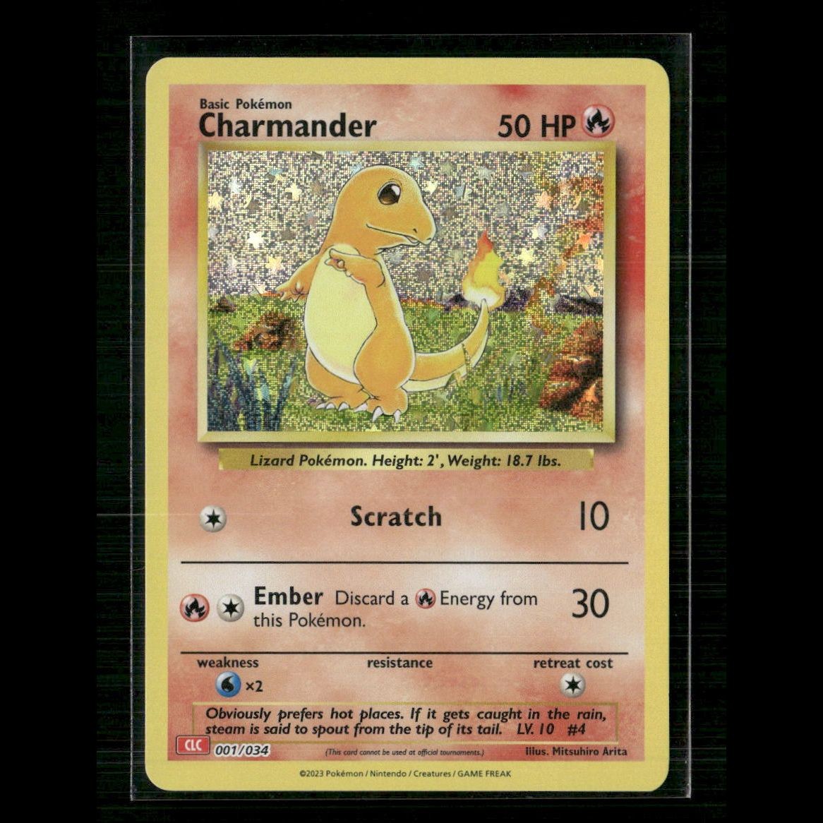 Charmander 001/034 Trading Card Game Classic NM Pokemon