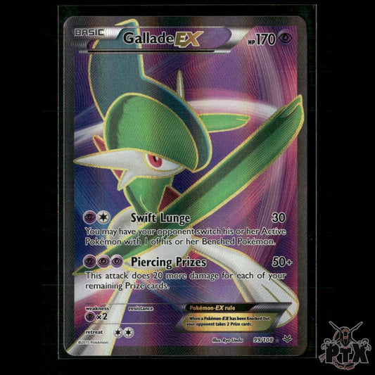 Gallade EX (Full Art) 99/108 XY - Roaring Skies NM Pokemon