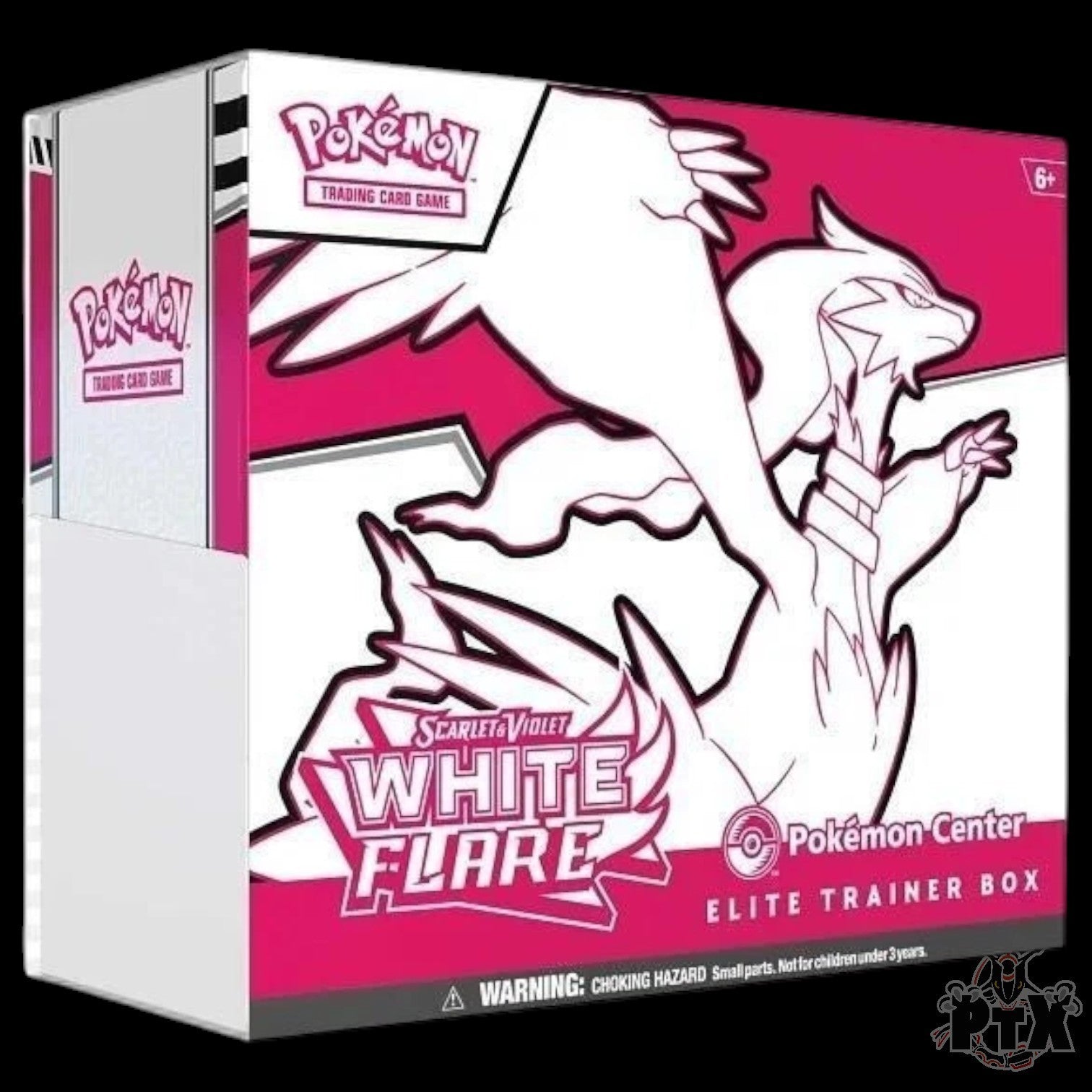 White Flare Pokemon Center ETB/Elite Trainer Box Pokemon 2025