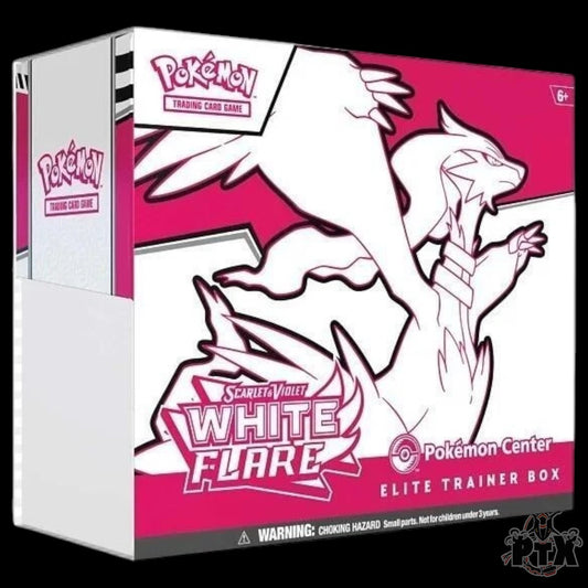 White Flare Pokemon Center ETB/Elite Trainer Box Pokemon 2025