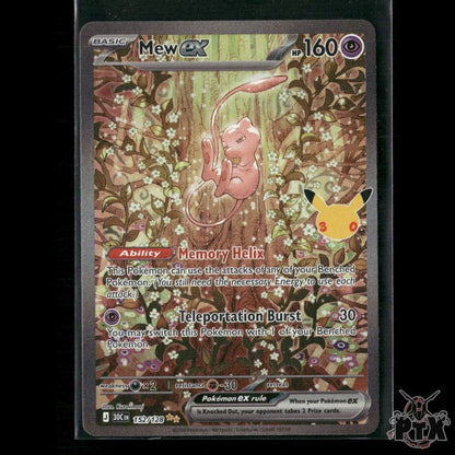 Mew ex 152/128 ME: 30th Celebration NM Pokemon