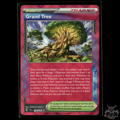 Grand Tree 136/142 SV07: Stellar Crown NM Pokemon 2024