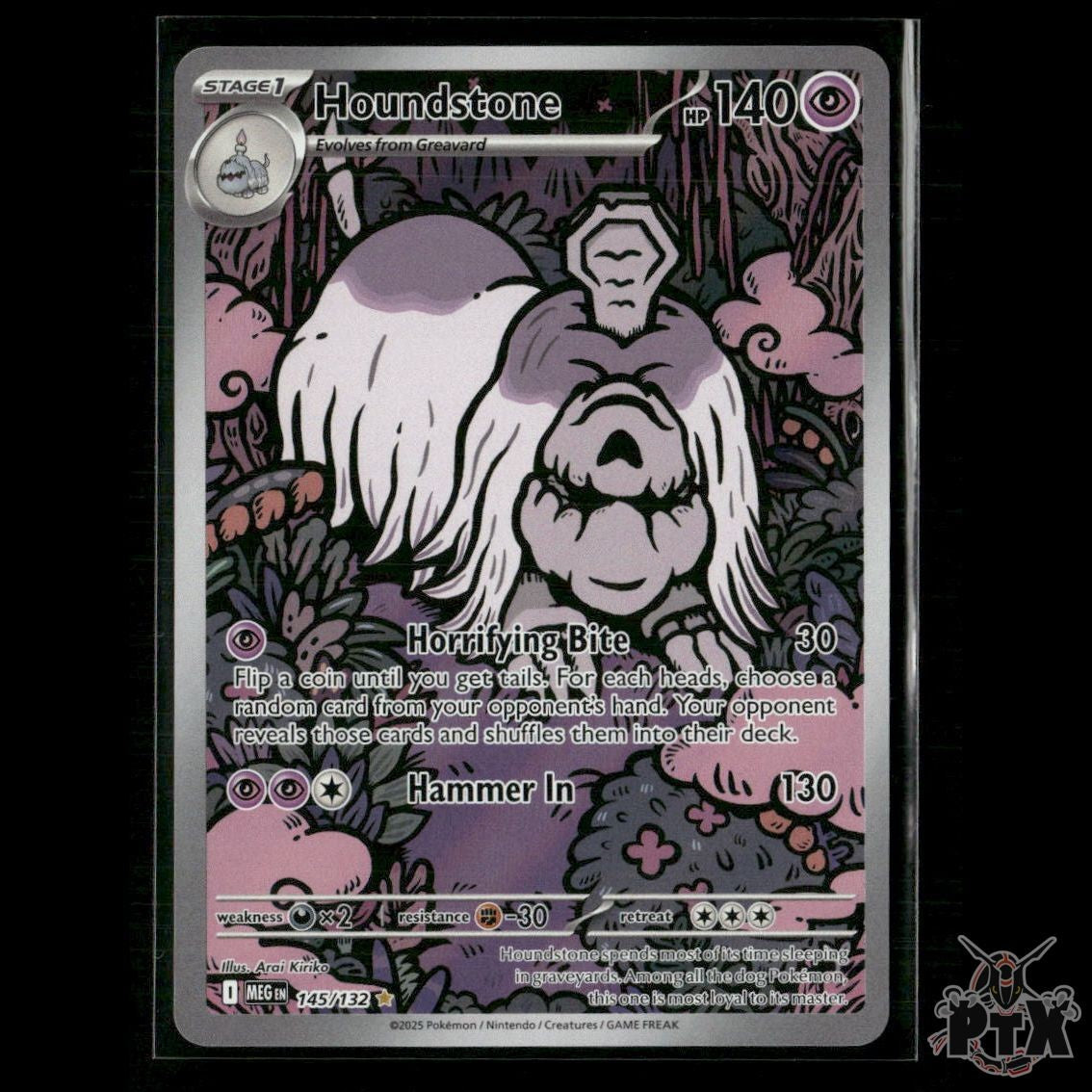 Houndstone 145/132 ME01: Mega Evolution NM Pokemon