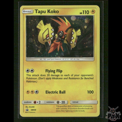 Tapu Koko SM30 SM Promos NM Pokemon