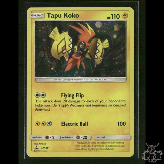 Tapu Koko SM30 SM Promos NM Pokemon