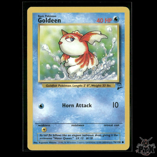 Goldeen 76/130 Base Set 2 LP Pokemon