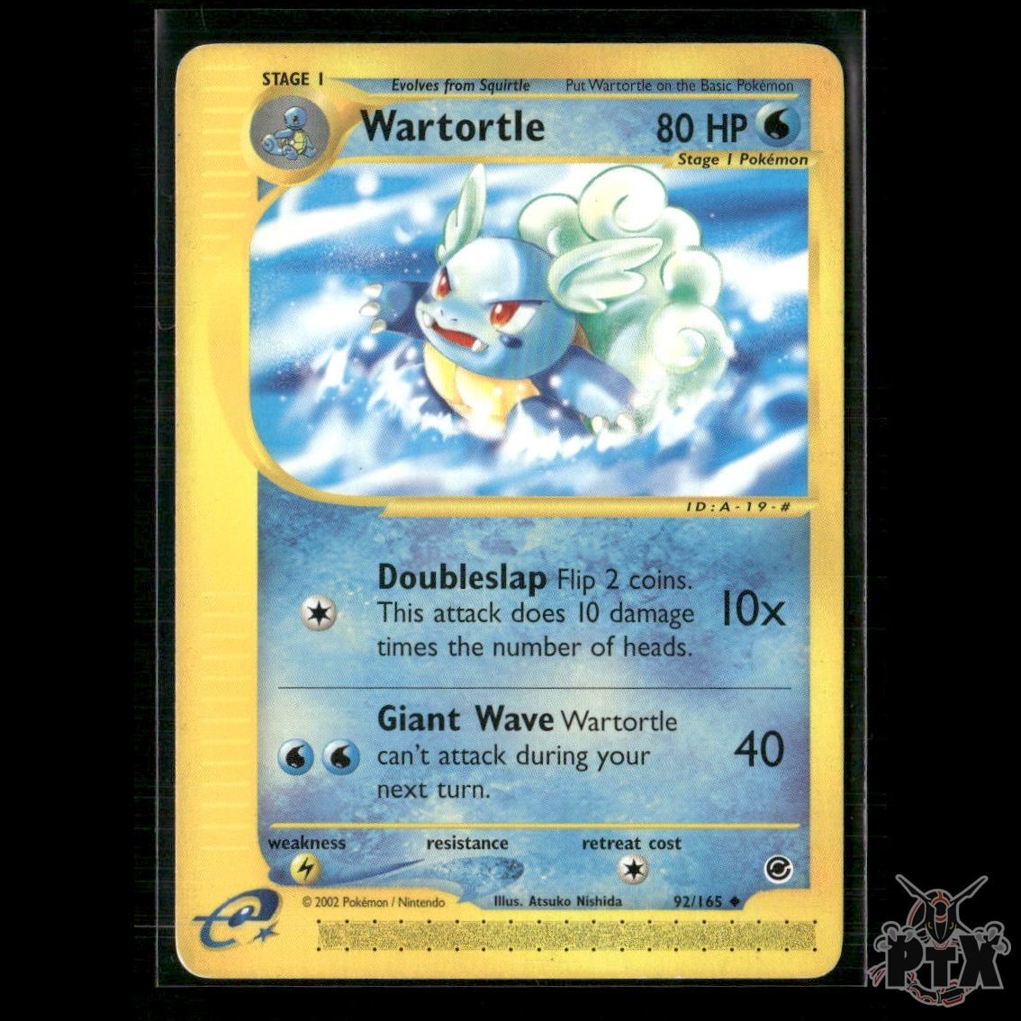 Wartortle 92/165 Expedition MP Pokemon