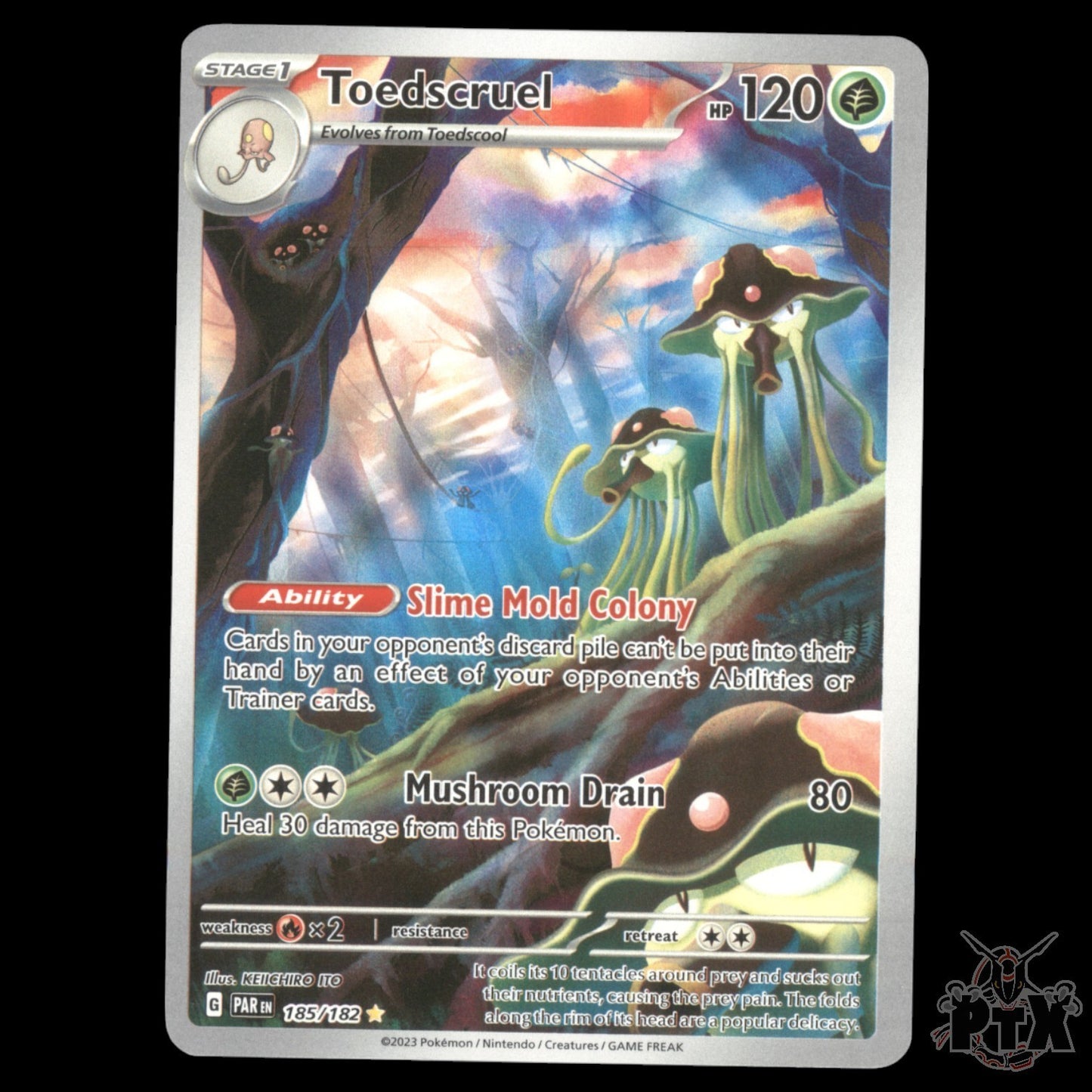 Toedscruel #185/182 Paradox Rift NM/Near Mint Pokemon 2023