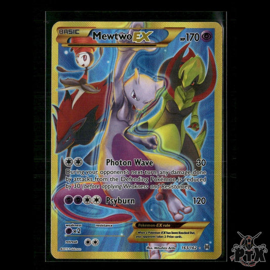 Mewtwo EX (163 Secret Full Art) 163/162 XY - BREAKthrough MP Pokemon