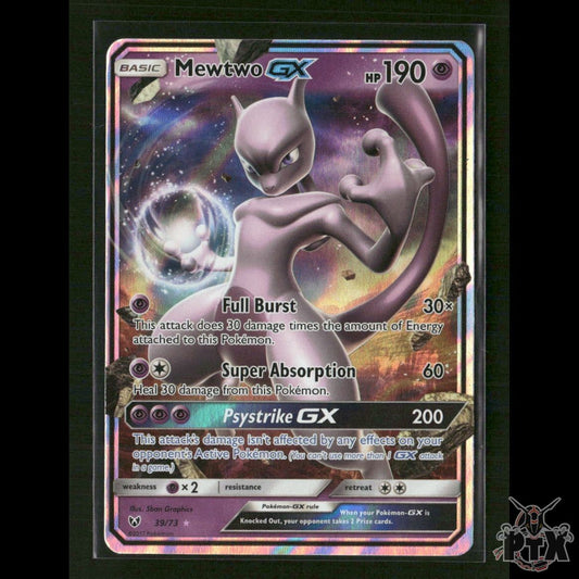 Mewtwo GX 39/73 Shining Legends NM Pokemon