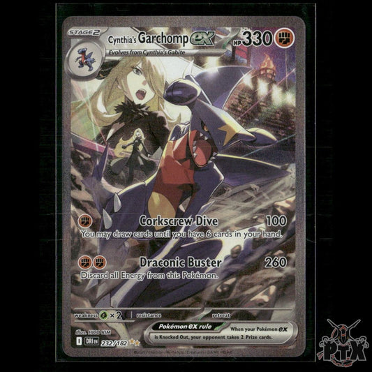Cynthia's Garchomp ex 232/182 SV10: Destined Rivals NM Pokemon