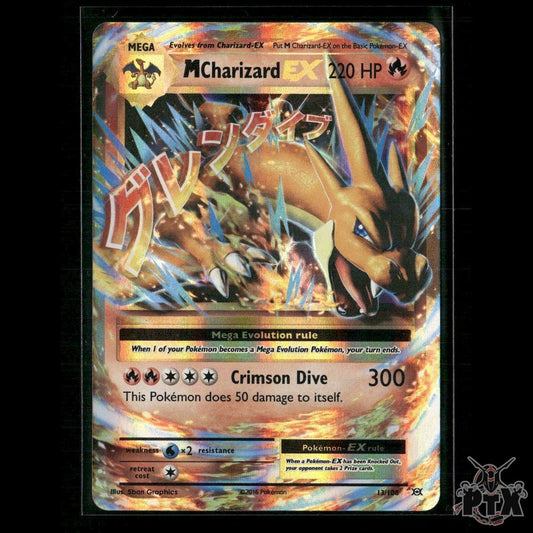 M Charizard EX 13/108 XY - Evolutions LP Pokemon