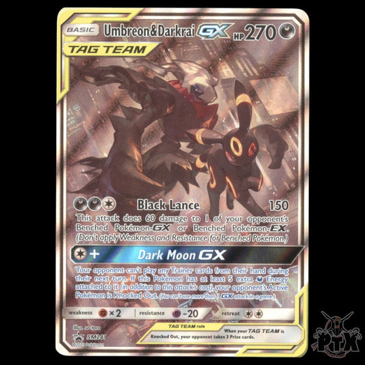 Umbreon & Darkrai GX #SM241 Sun & Moon Promo NM/Near Mint Pokemon 2020
