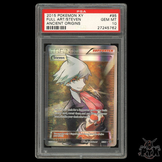 Steven #95/98 PSA 10 Ancient Origins Pokemon 2015