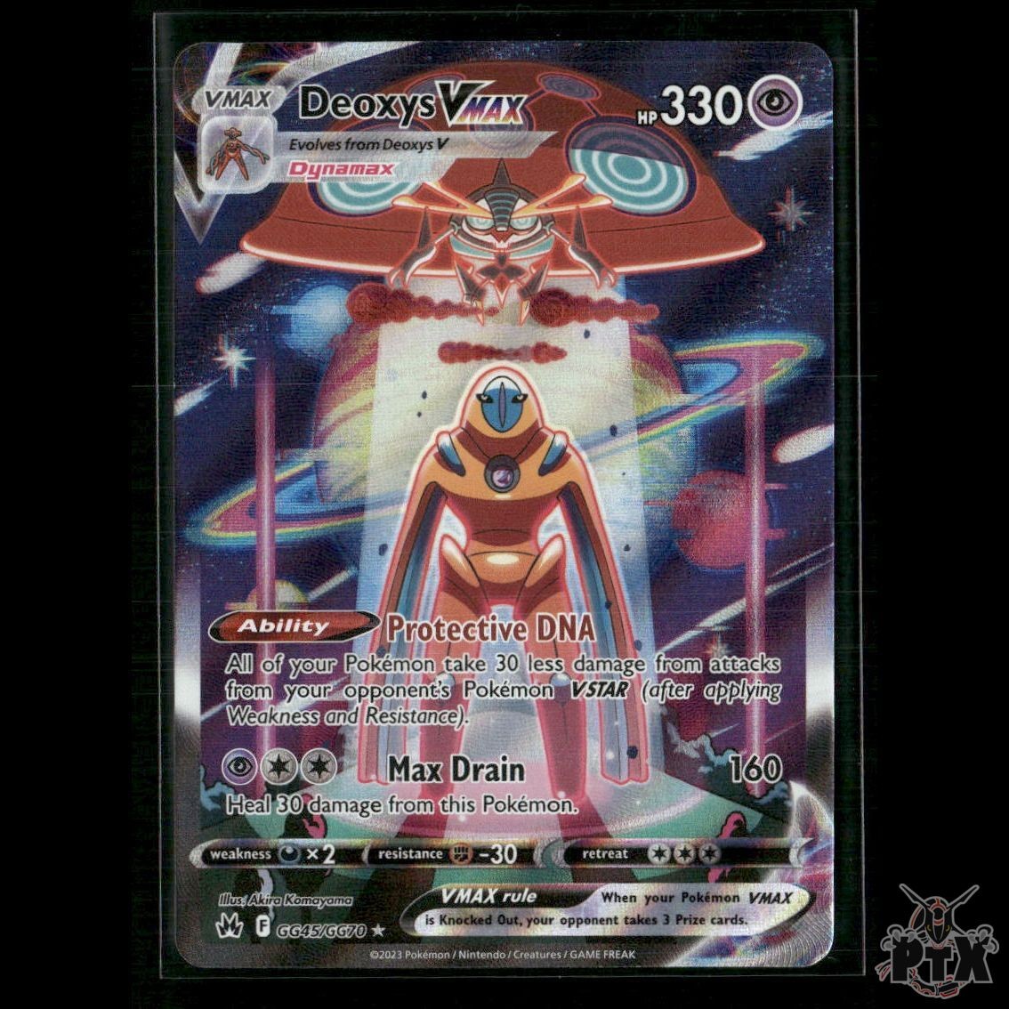 Deoxys VMAX GG45/GG70 SWSH: Crown Zenith: Galarian Gallery NM Pokemon