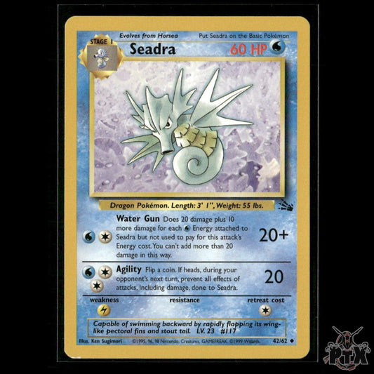 Seadra 42/62 Fossil LP Pokemon